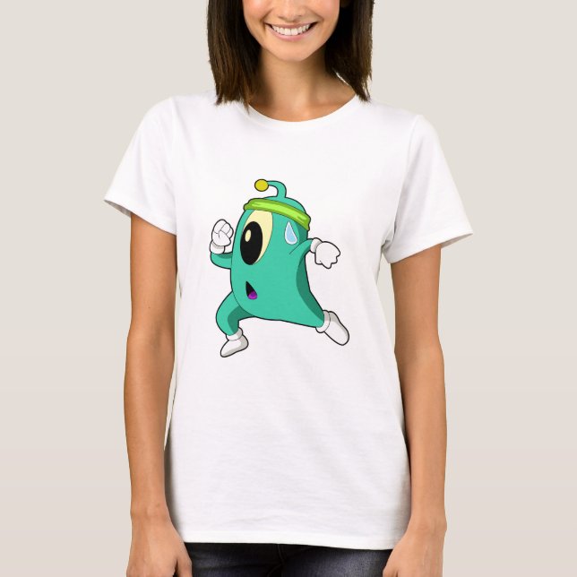 Alien als Runner T-Shirt (Vorderseite)