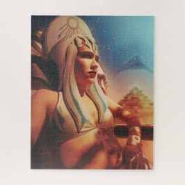 Alien-alte ägyptische Göttin Puzzle