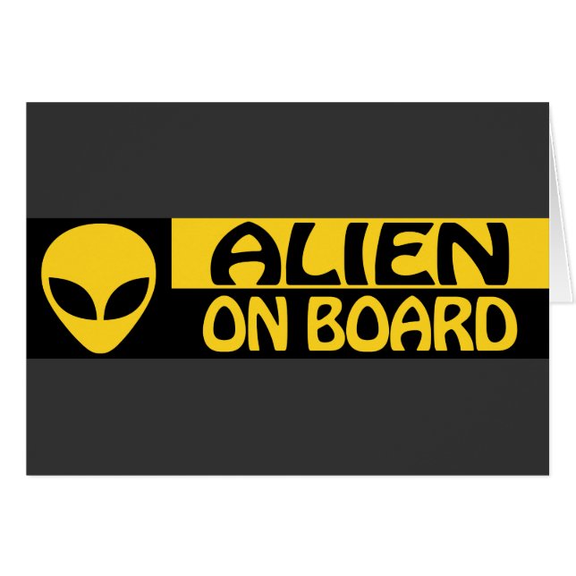 ALIEN AN BORD (Vorderseite (Horizontal))