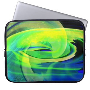 Alien Anreise Abstrakter Laptop-Sieb Laptopschutzhülle