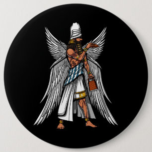 Alien Anunnaki Gott-alter sumerischer König Button