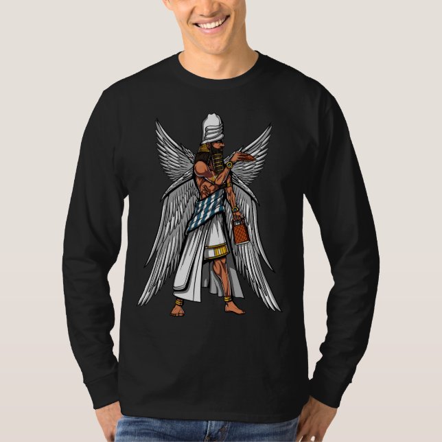 Alien Anunnaki Gott-alter sumerischer König T-Shirt (Vorderseite)