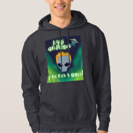 Alien aqui estamos y no nos vamos , ufo, extratere hoodie