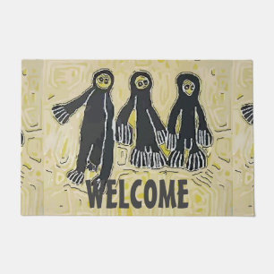 ALIEN ARRIVAL, EDIT TEXT, RUG FUßMATTE