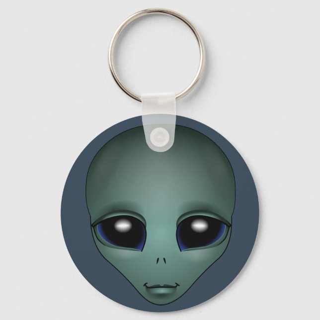 Alien Art Key Chain Extraterrestrische Geschenke & Schlüsselanhänger (Vorderseite)