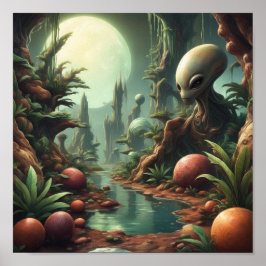 Alien Art Poster