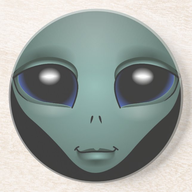 Alien Art Untersetzer Extraterrestrische Geschenke (Vorne)