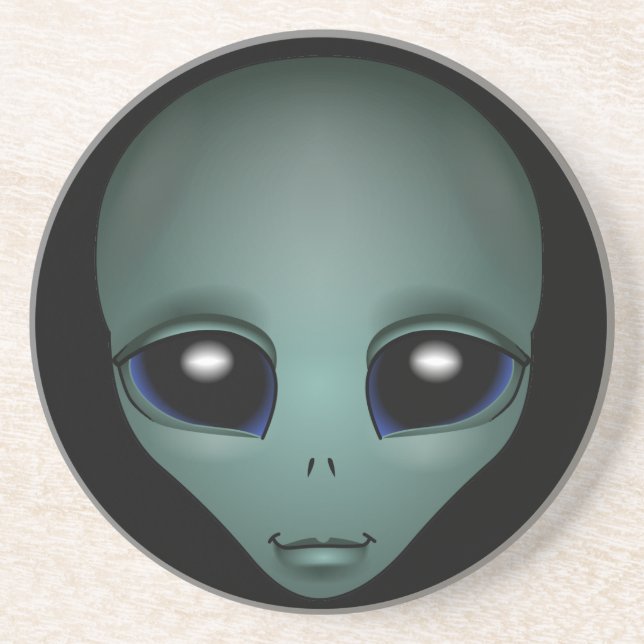 Alien Art Untersetzer Extraterrestrische Geschenke (Vorne)