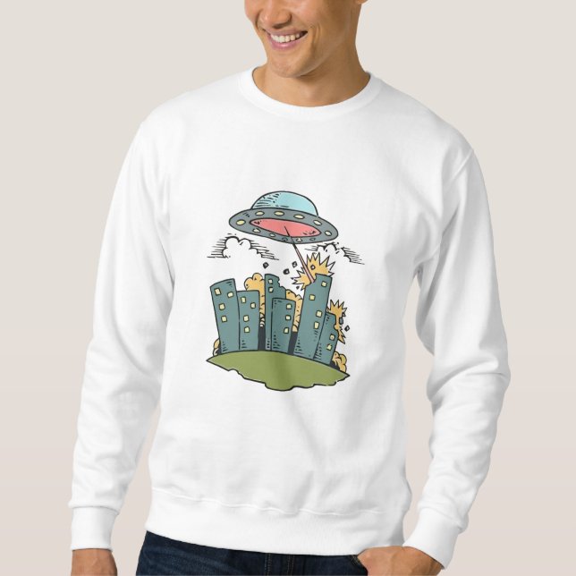 Alien Attack Sweatshirt (Vorderseite)