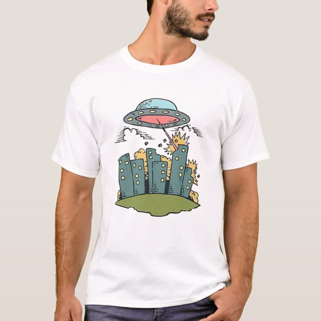 Alien Attack T-Shirt (Vorderseite)