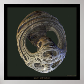 Alien-Attraktivität Poster