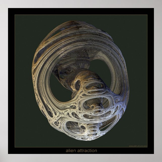 Alien-Attraktivität Poster (Vorne)