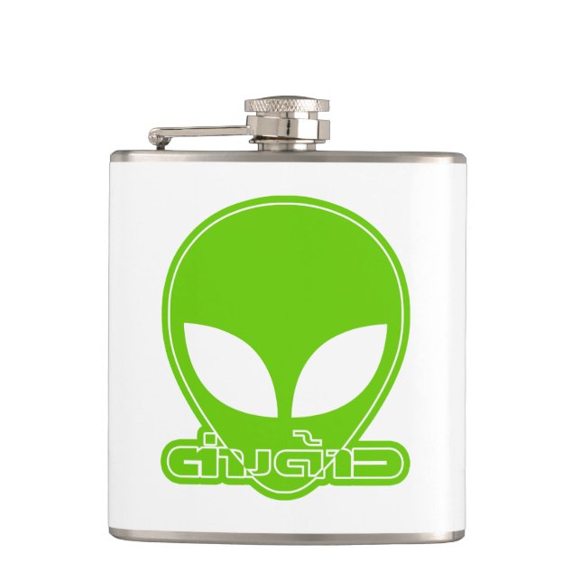 Alien [Ausländer] Tang Dao , Thai-Sprachschrift Flachmann (Vorderseite)