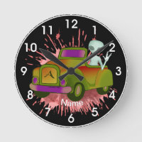 Alien Autofahren Uhr