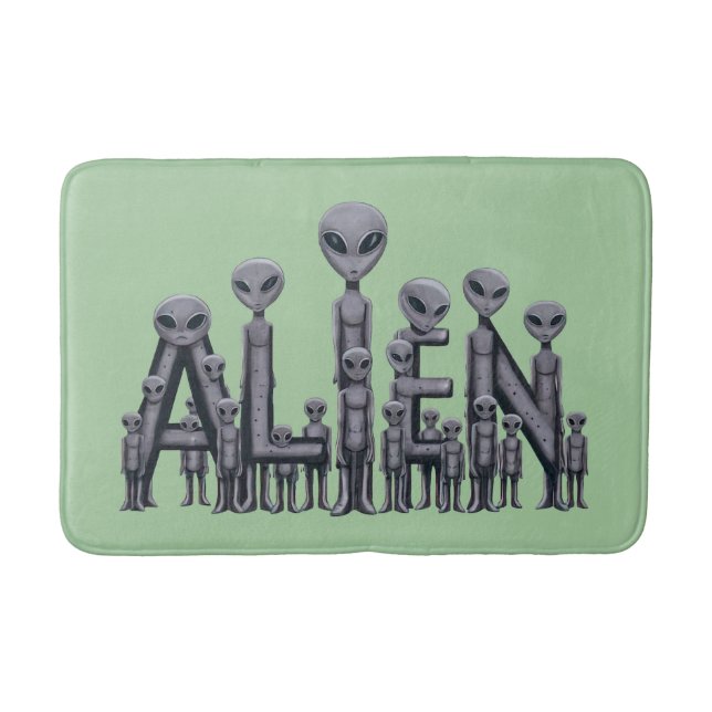 Alien Badematte (Vorderseite)