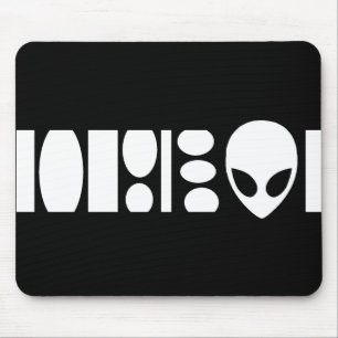 alien BARCODE! Mousepad