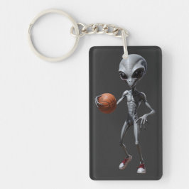 Alien Basketball Schlüsselanhänger