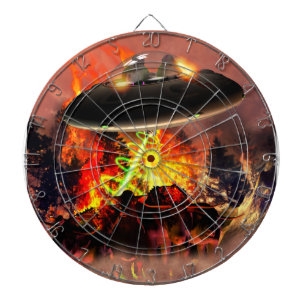 Alien BB-Q Dartboard Dartscheibe