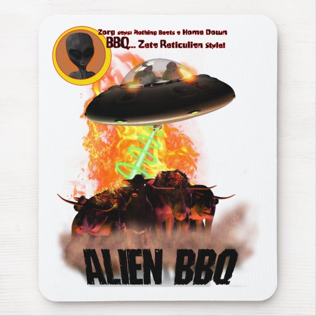 Alien BB-Q Mousepad (Vorne)