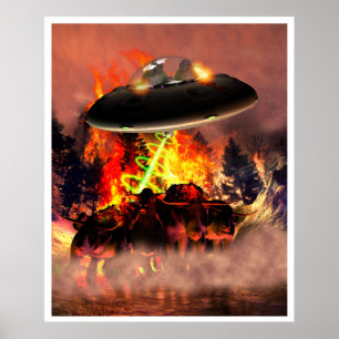 Alien BB-q Plakat