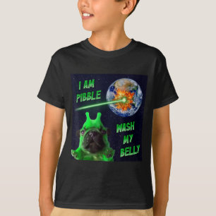 Alien Bble Lustiger Brainrot Hund Meme Raum Ich Bi T-Shirt