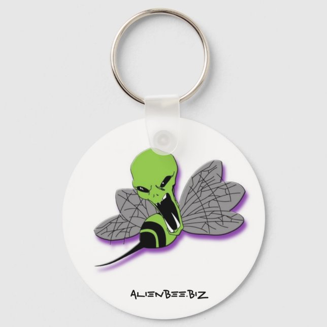 Alien Bee Schlüsselanhänger #1 (Vorderseite)