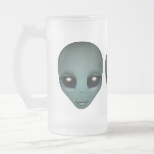 Alien Beer Tasse Extraterrestrische Cup-Alien Glas
