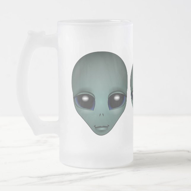 Alien Beer Tasse Extraterrestrische Cup-Alien Glas (Links)
