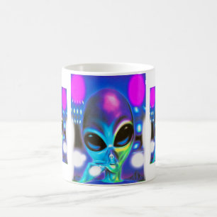 Alien Begegnung Kaffeetasse