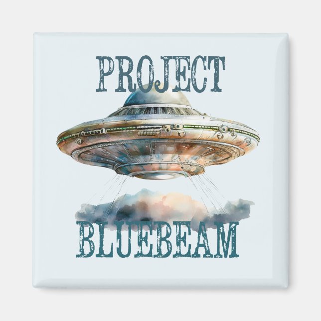 Alien Begegnung Verschwörung UFO Magnet (Vorne)