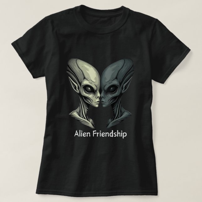 Alien BESTE FREUNDIN T - Shirt (Design vorne)
