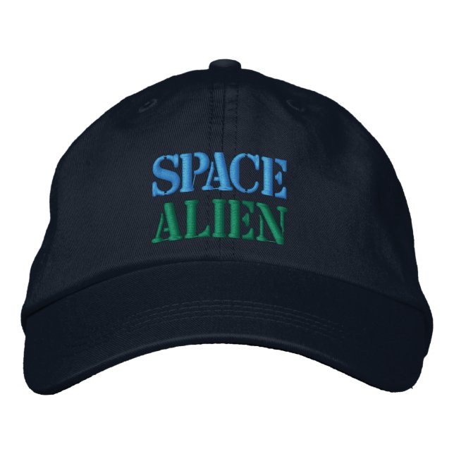 ALIEN BESTICKTE BASEBALLKAPPE (Vorderseite)