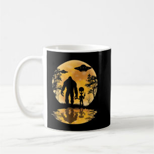 Alien Bigfoot Moon Sasquatch UFO Extraterrestrik Kaffeetasse