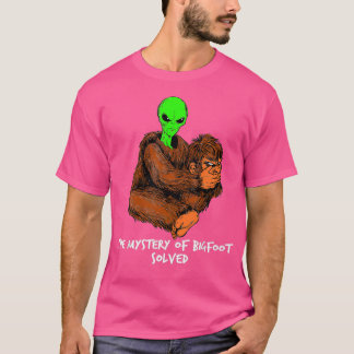Alien Bigfoot Ufo Entführung T-Shirt