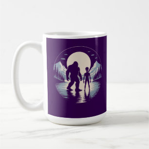 Alien Bigfoot UFO Kryptoid Sichtung Paranormal Kaffeetasse