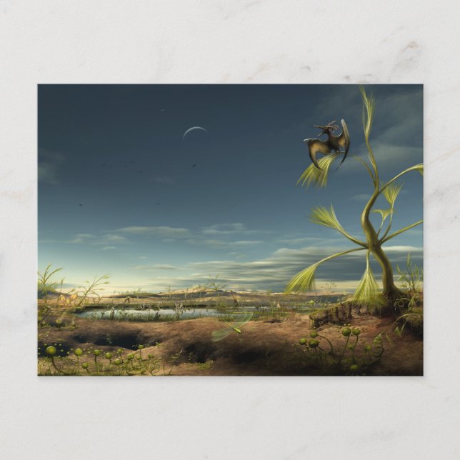 Alien Biotope Postkarte (Vorderseite)