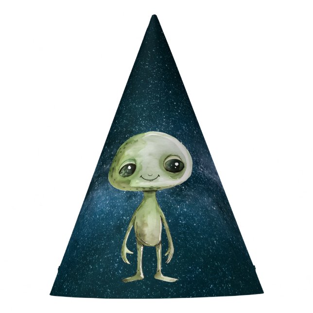 Alien Birthday Party Hats Partyhütchen (Vorderseite)