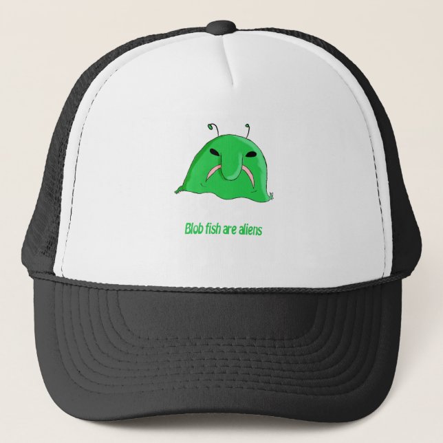 Alien Blob Truckerkappe (Vorderseite)