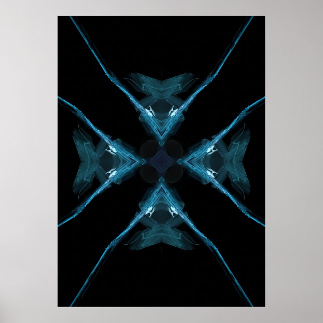 Alien Blue Fish Poster (Vorne)