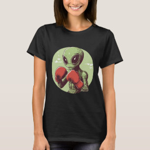 Alien Boxer ist bereit, in Handschuhen zu kämpfen T-Shirt