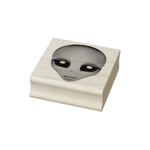 Alien Briefmarke Niedlich Alien Rubber Briefmarke Gummistempel