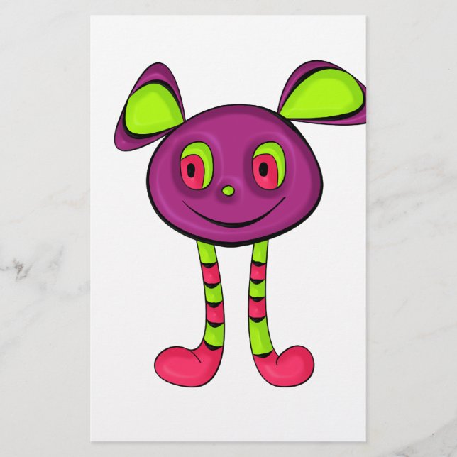 Alien Briefpapier (Vorderseite)
