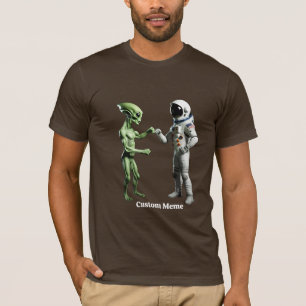 Alien Bump Fist - Erstellen Sie Ihre eigene Funny  T-Shirt