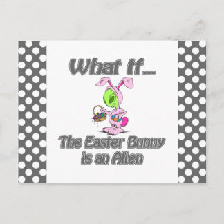 Alien Bunny Postkarte