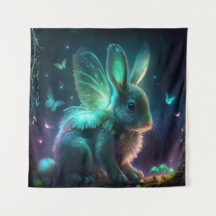 Alien Bunny Wandteppich