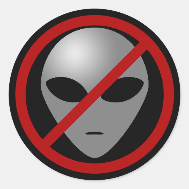 Alien Busters Sticker (Vorderseite)