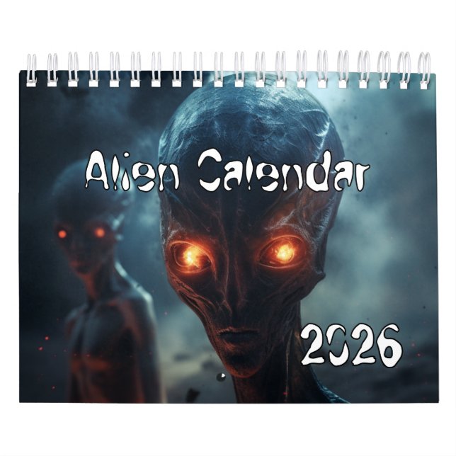 Alien Calendar 2025 UFO Kalender (Titelbild)