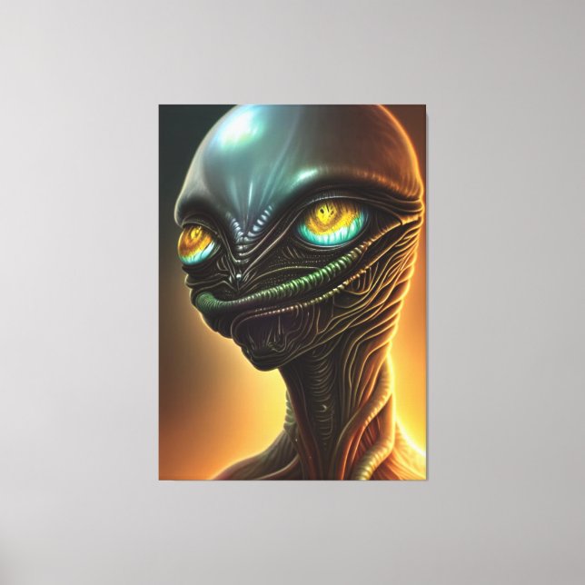 Alien Canvas Print Leinwanddruck (Vorderseite)