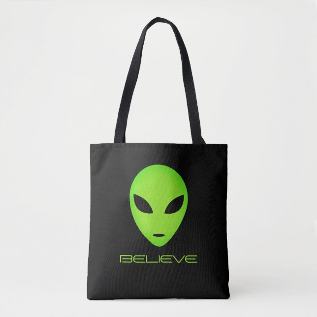 Alien Cartoon Tasche (Vorderseite)