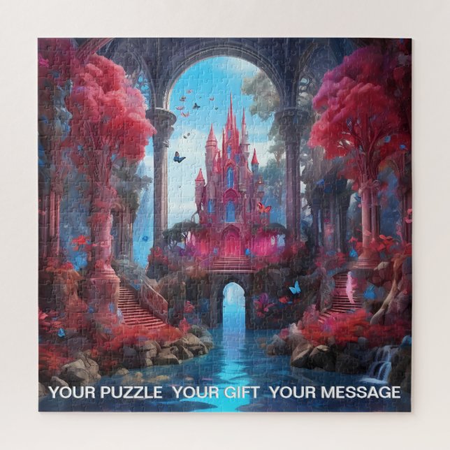 Alien Castle Fantasy World Puzzle (Vertikal)